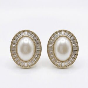 Vintage Pearl Halo Earrings